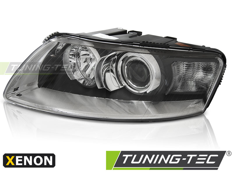 Audi A6 C6 04-08 - Přední světla XENON - Chromové LEVÉ