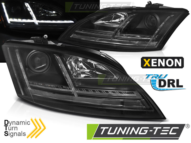 Audi Q5 08-12 - Přední světla XENON TRU LED DRL - Černá