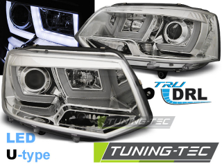 VW T5 10-15 - Přední světla U-LED LIGHT - Chromová