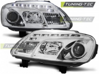 VW Caddy/Touran 03-06 - Přední světla - Chromová