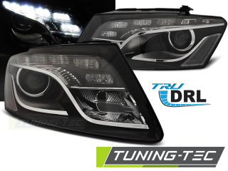Audi Q5 08-12 - Přední světla TRU DRL - Černá
